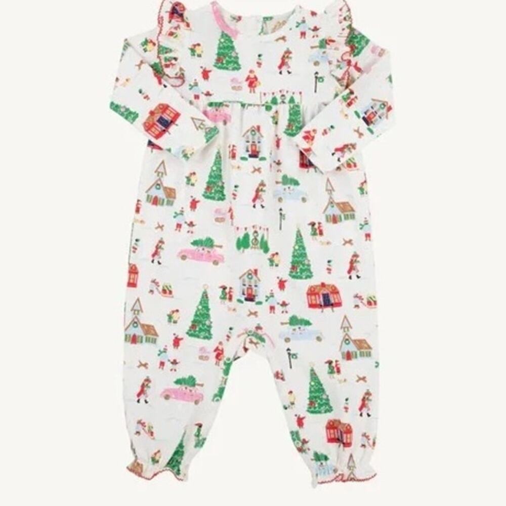 The Beaufort Bonnet Making the Season Bright Romper NWT size 2T $64